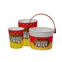 Gold Medal 2301 French Fry Cup 16 oz Plastic 1000/CS